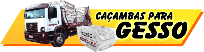 locação de caçambas de gesso em Sorocaba
